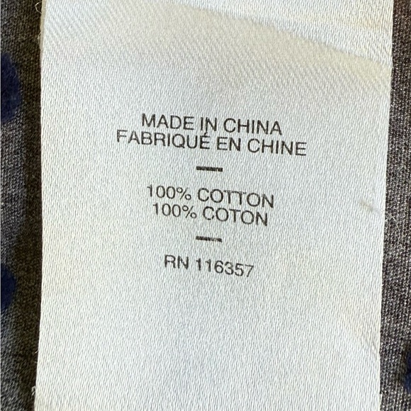 Zachary Prell Men’s XL Shirt Gray Polka Dot 100% Cotton Long Sleeve - Picture 5 of 10